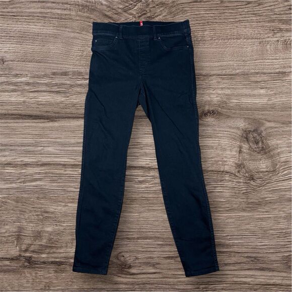 Spanx High Rise Ankle Skinny Shaping Black Jeans Women's Size Medium - Picture 3 of 8